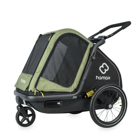Remorque vélo chien Hamax Pluto M - Confort & Sécurité