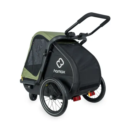 Remorque vélo chien Hamax Pluto M - Confort & Sécurité