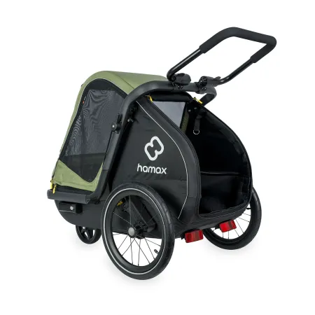 Remorque vélo chien Hamax Pluto M - Confort & Sécurité