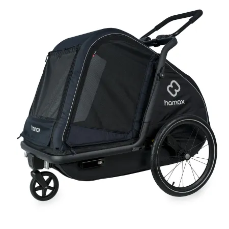 Remorque pour chien Hamax Pluto L - Confort & Sécurité Vélo