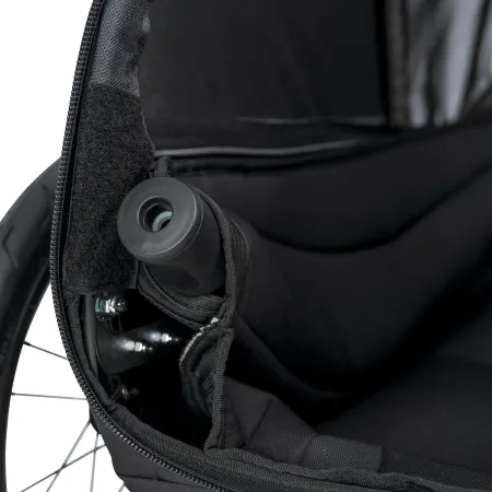 Remorque pour chien Hamax Pluto L - Confort & Sécurité Vélo