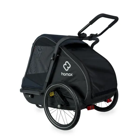 Remorque pour chien Hamax Pluto L - Confort & Sécurité Vélo