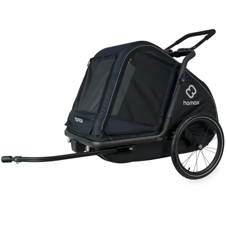 Remorque pour chien Hamax Pluto L - Confort & Sécurité Vélo