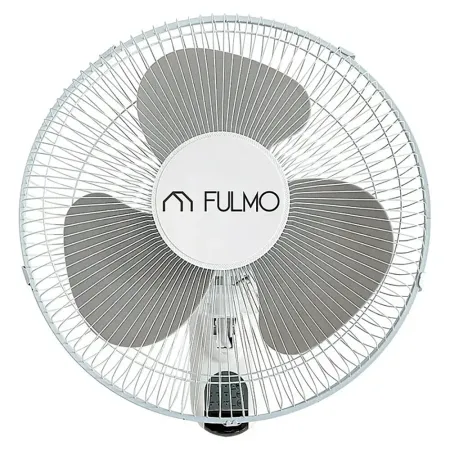 ventilateur mural poniente blanc avec télécommande 45 w, ø43 cm