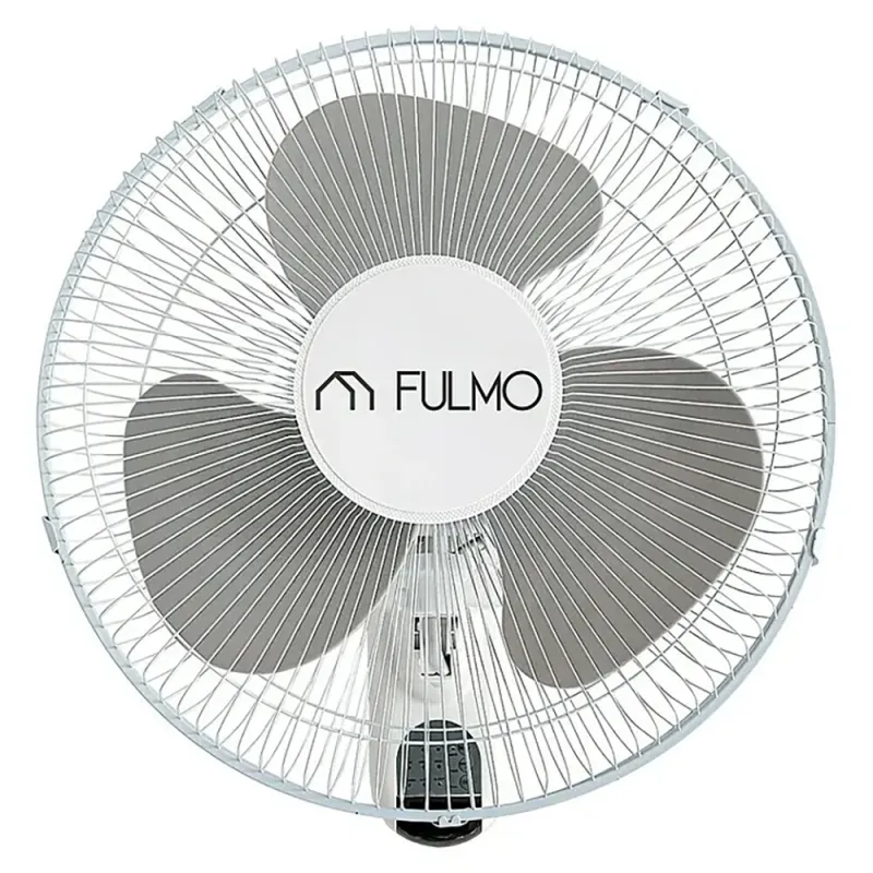 ventilateur mural poniente blanc avec télécommande 45 w, ø43 cm