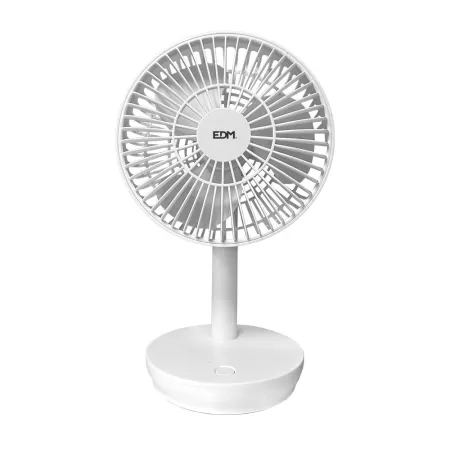 Ventilateur Bureau Rechargeable EDM | 5W | Silencieux