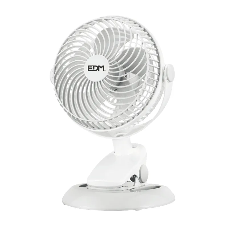 Ventilateur rechargeable avec pince EDM | Portable & Puissant