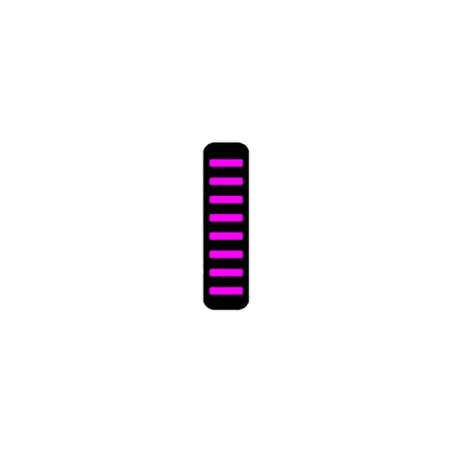 Sticker collier protection cadre arrière magenta - RRP