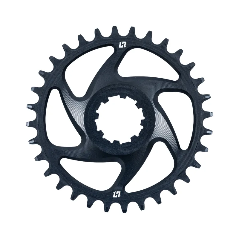 Plateau velo DirectMount 30 dents noir - Transmission precise et durable - HXR COMPONENTS