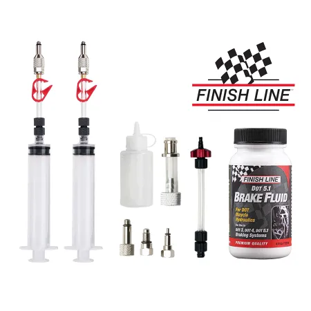 Kit de purge frein hydraulique vélo - Huile DOT incluse 120ml - JAGWIRE