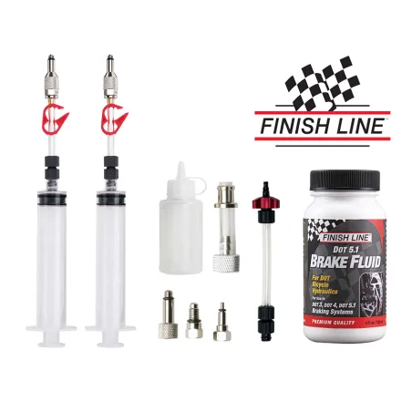 Kit de purge frein hydraulique vélo - Huile DOT incluse 120ml - JAGWIRE