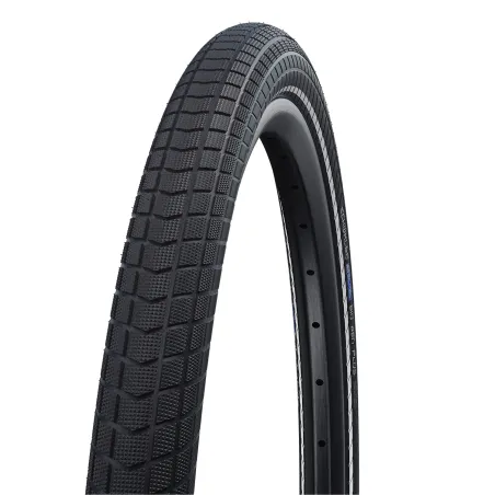 Pneu vélo urbain 27.5x2.00 anti-crevaison renforcé - Protection et bandes réfléchissantes - SCHWALBE