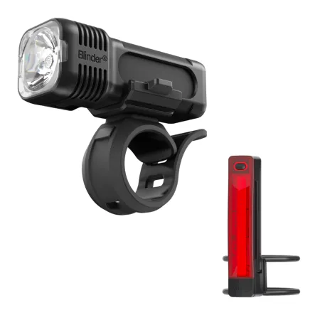 Feu arrière vélo rechargeable puissant - Visibilité nocturne Blinder Pro 400 - KNOG