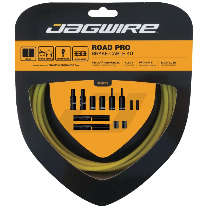 Kit câble et gaine de frein route professionnel - Freinage précis - JAGWIRE