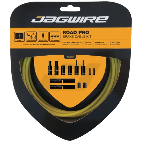 Kit câble et gaine de frein route professionnel - Freinage précis - JAGWIRE