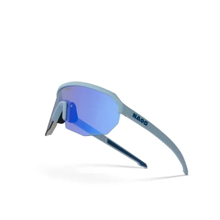 Lunettes de vélo Helbo photochromiques bleu ciel mat - Adaptation automatique luminosité - NAOS