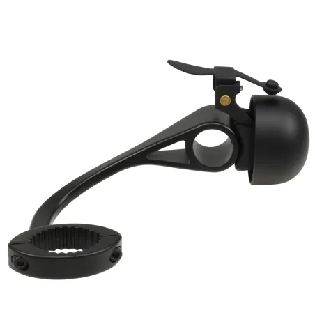 Sonnette vélo compacte tout noir - Signal sonore discret sécurité - CRANE