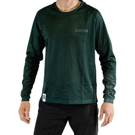Maillot de vélo Naos vert motif tirets taille XL - Confort respirant cycliste - NAOS