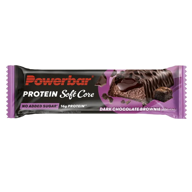 Barre proteinee cyclisme brownie chocolat x12 - Recuperation musculaire efficace - POWERBAR