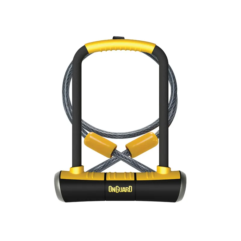 Antivol U et cable Pitbull vélo - Double protection haute resistance - ONGUARD