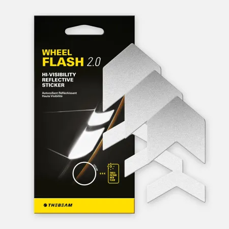 Réflecteurs de roue vélo Flash 2.0 - Visibilité renforcée la nuit - THE BEAM