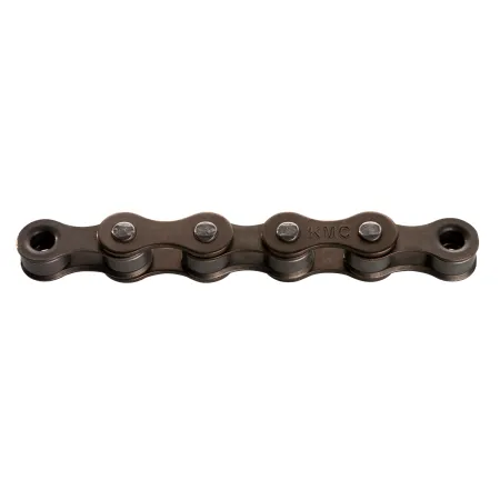 Chaine velo monovitesse large marron - Robustesse pour usage quotidien - KMC