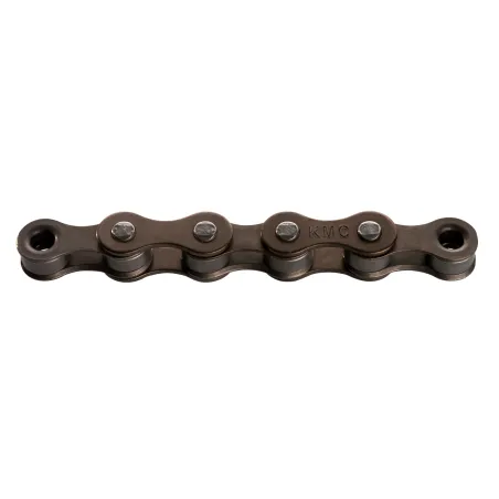 Chaine velo monovitesse large marron - Robustesse pour usage quotidien - KMC
