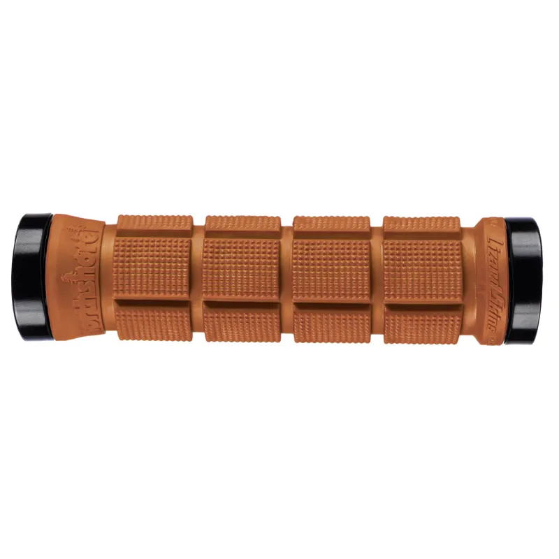 Grip vélo Northshore verrouillable beige - Fixation securisee anti-glisse - LIZARD SKINS
