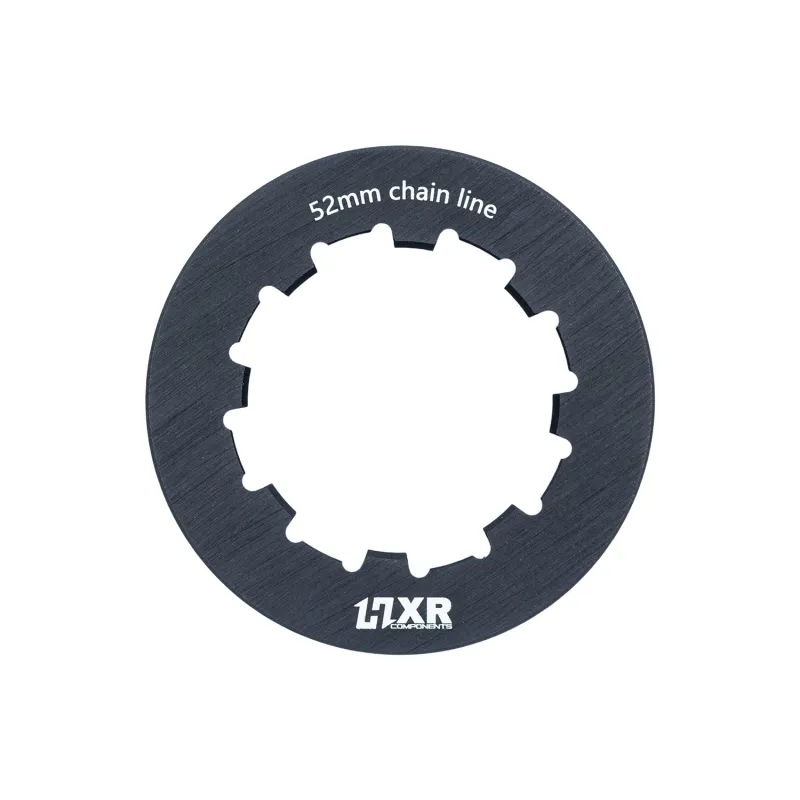 Entretoise ligne de chaine velo 52mm noire - Alignement transmission precis - HXR COMPONENTS