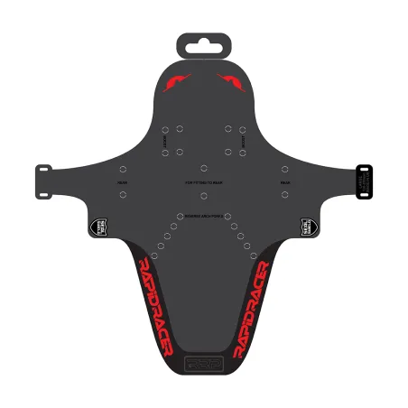 Protection de cadre vélo enduro rouge grand format - Anti-eclats renforce VTT descente - RRP