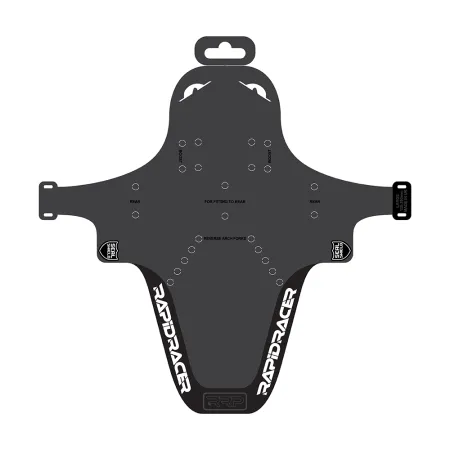 Protection de cadre vélo enduro blanc grand format - Anti-eclats renforce VTT descente - RRP
