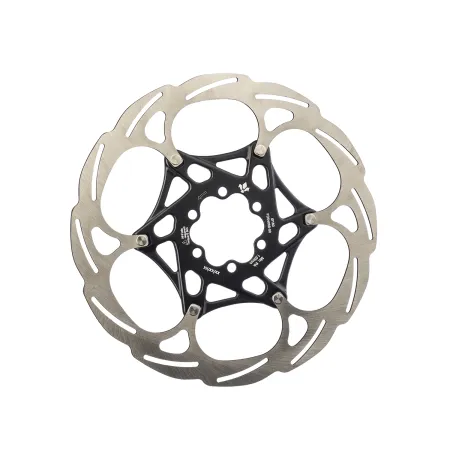 Disque de frein vélo 2 pièces 160mm - Fixation 6 trous noire - FORMULA