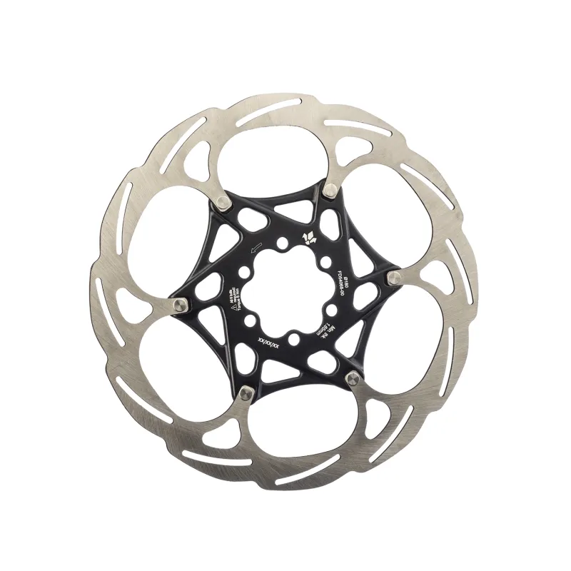 Disque de frein vélo 2 pièces 160mm - Fixation 6 trous noire - FORMULA