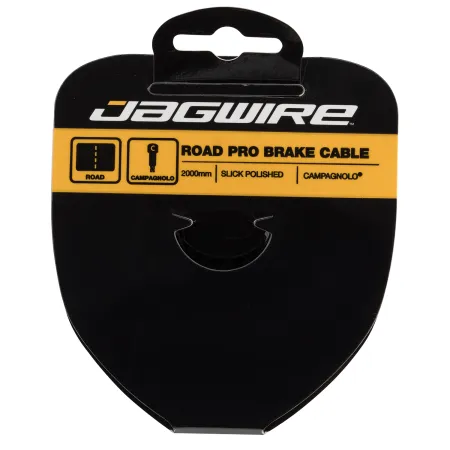 Câble de frein route inox poli haut de gamme - Compatible Campagnolo - JAGWIRE