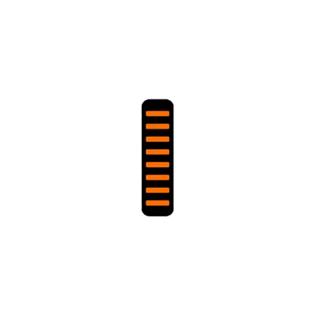 Sticker standard protection fourche vélo orange - Personnalisation - RRP