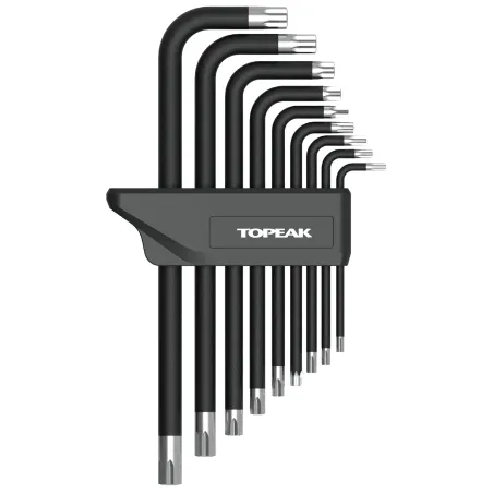 Set de 9 clés Torx vélo - Kit complet pour entretien mécanique - TOPEAK