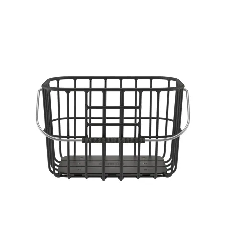 Panier vélo métallique noir - Rangement pratique usage urbain - BROOKS