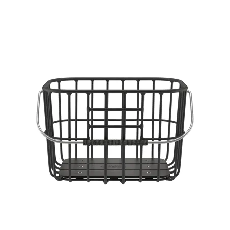Panier vélo métallique noir - Rangement pratique usage urbain - BROOKS