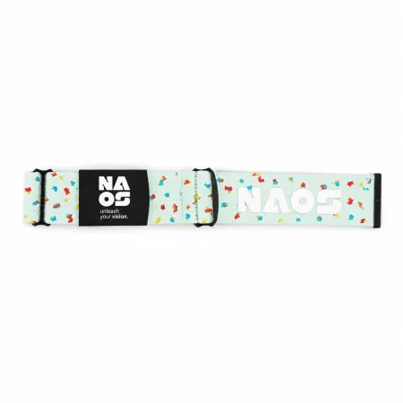 Sangle de rechange masque Selva motif Confetti - Fixation ajustable confortable - NAOS