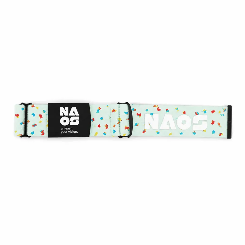 Sangle de rechange masque Selva motif Confetti - Fixation ajustable confortable - NAOS