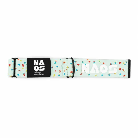 Sangle de rechange masque Selva motif Confetti - Fixation ajustable confortable - NAOS