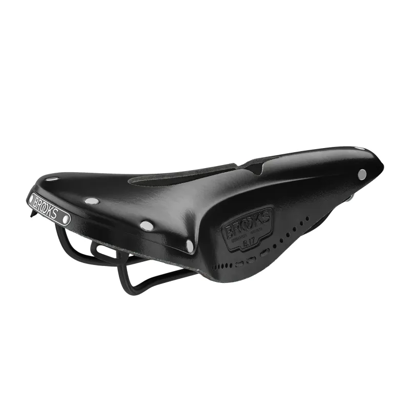 Selle vélo cuir étroite sculptée noire - Confort profilé sportif - BROOKS
