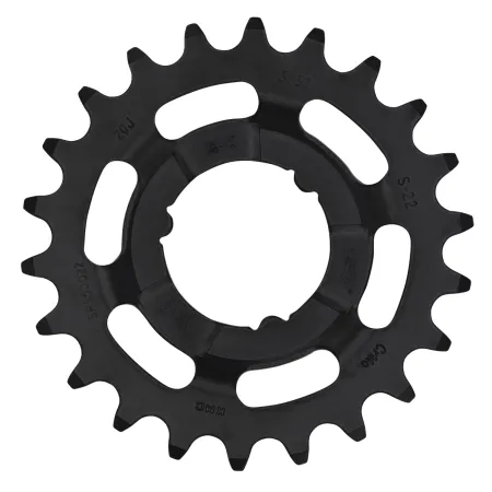 Pignon vélo large 22 dents - Compatible transmission Shimano - KMC