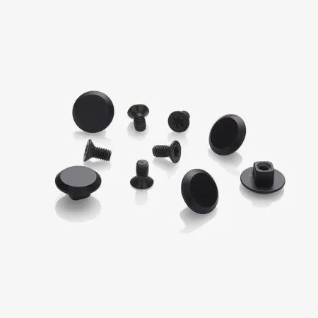 Rivets filetés aluminium anodisé noir (x5) pour selle Cambium - Fixation durable - BROOKS