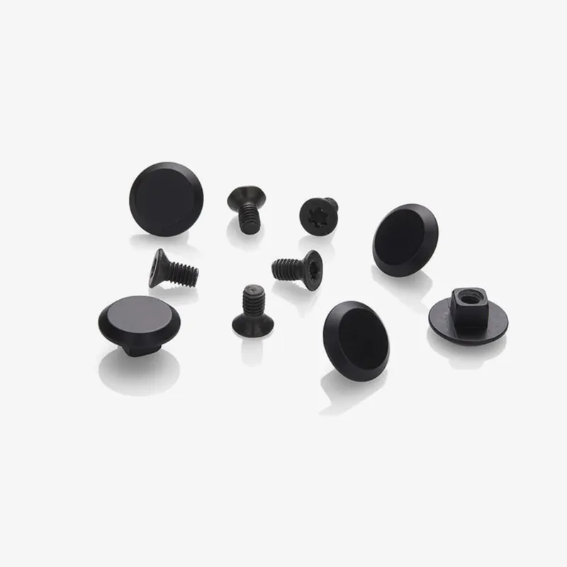 Rivets filetés aluminium anodisé noir (x5) pour selle Cambium - Fixation durable - BROOKS