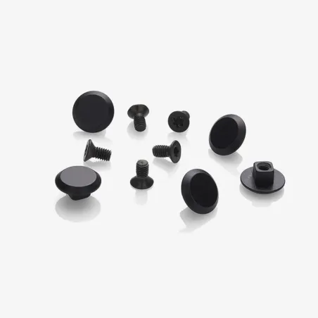 Rivets filetés aluminium anodisé noir (x5) pour selle Cambium - Fixation durable - BROOKS