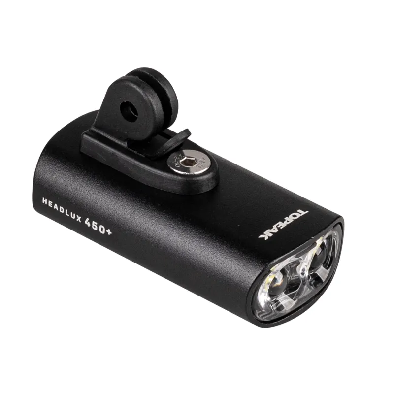 Eclairage avant vélo rechargeable USB 450 lumens - Visibilité renforcée de nuit - TOPEAK