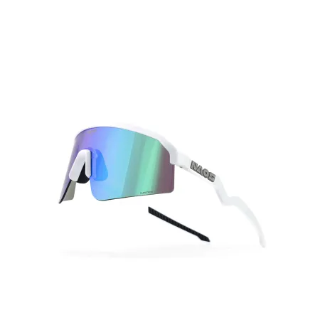Lunettes de vélo Ziris blanc mat - Protection solaire confort cycliste - NAOS