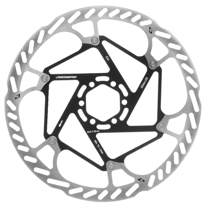 Disque de frein velo 6 trous 140mm - Freinage puissant et regulier - JAGWIRE