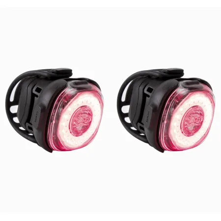 Pack de deux feux vélo Firefly - Visibilite avant et arriere renforcee - LUMOS